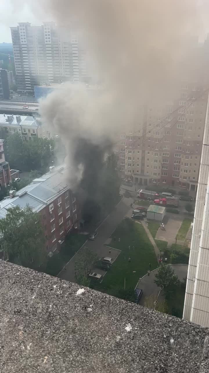 Пожар в пятиэтажке на 1-ой Балашихе