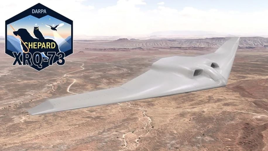 #этоинтересно #новость   Интересная заявка на стратосферу и мезосферу!  DARPA показало, как будет выглядеть их новейший малозаметный дрон XRQ-73. Он создан по аэродинамической схеме «летающее крыло» и, оснащенный гибридной силовой установкой, получил наименование как XRQ-73. Его разрабатывает Агентство перспективных исследовательских проектов Министерства обороны США  DARPA , задача которого — разработка передовых беспилотных летательных аппаратов для выполнения разведывательных и специальных задач.  Сообщается, что XRQ-73 в некотором отношении внешне похож на ряд уже существующих аппаратов, как на RQ-170 Sentinel от Skunk Works американской ВПК Lockheed Martin. Но XRQ-73 имеет пару воздухозаборников в верхней части фюзеляжа вместо одного. Он включен в так называемую группу "Group 3", аппараты которой могут совершать полеты на высоте от одного до 54 км и развивать максимальную скорость от 185 до 460 км/ч.  Пока никаких технических подробностей о XRQ-73 не разглашается, но можно предположить, что дрон XRQ-73 будет весить 570 кг и иметь большие габариты, чем XRQ-72A, который имел вес от 135 до 180 кг, размах крыла 9 метров, длину 3,5 м и высоту 1,22 м.  В ближайшее время DARPA надеется провести летные испытания в конце 2024 года и в итоге продемонстрировать, что его можно быстро ввести в работу для решения различных военных и специальных задач.  Я бы сказал, не слабая заявка на то, чтобы покорить за стратосферой еще и мезосферу и оттуда вести разведку над полем боя. А возможно, и вести наводку и корректировку ракет. На высоте 50 км наши МиГ-31 уже не летают, там может достать только наш С-500, у которого радиус обнаружения целей: 800 км и максимальная высота поражения в 200 км. Остается вопрос об обнаружении таких целей, ведь понятно, что XRQ-73 будет сделан по технологии "стелс".      Подписаться