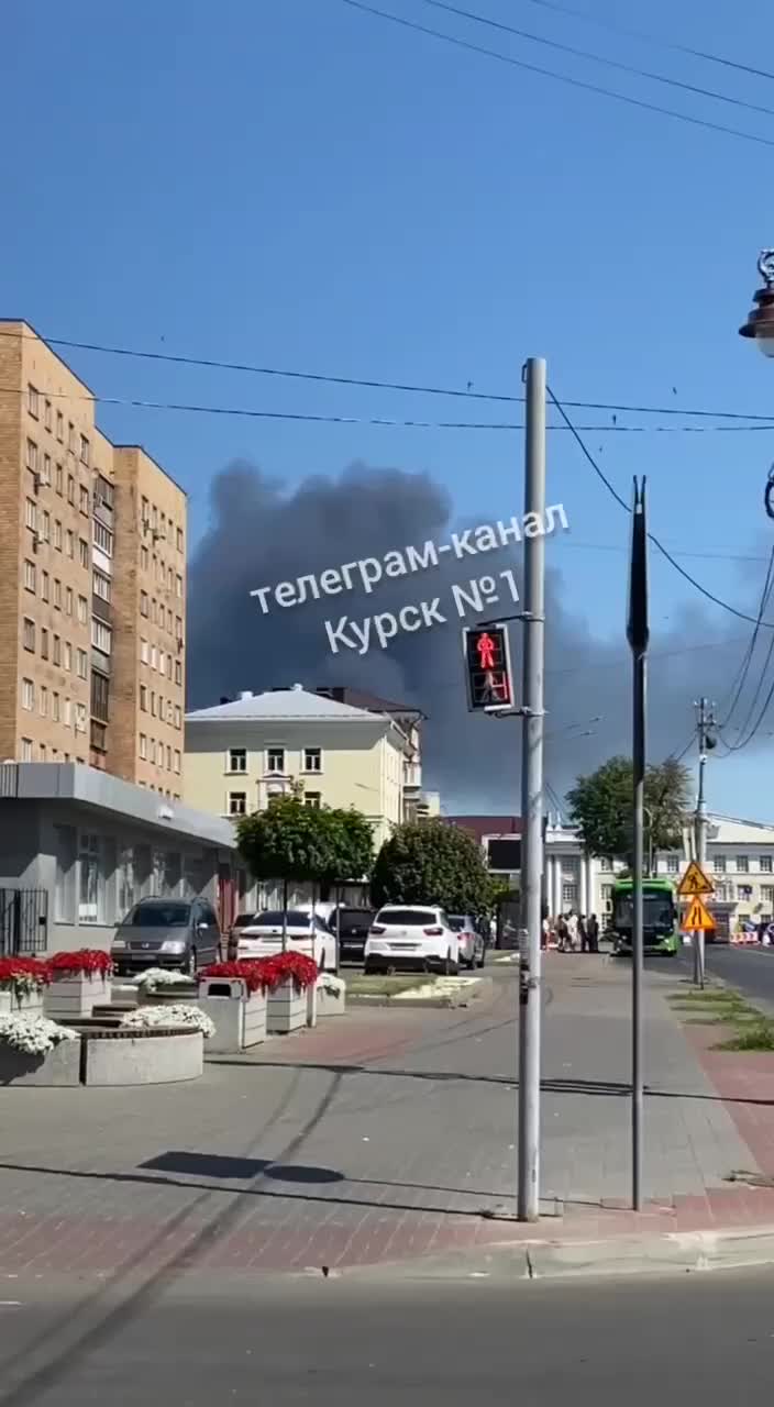Взрывы и пожар на 3754-й авиационно-технической базе в Курске