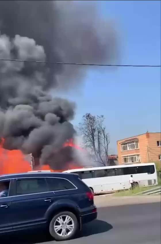 Пожар в частном доме Немчиновке