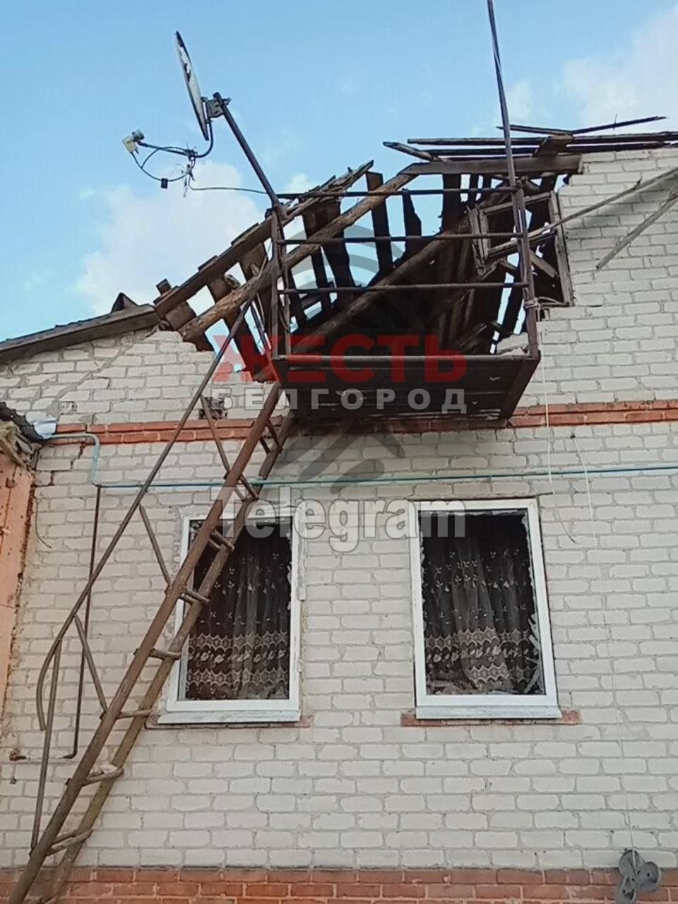 Село Безымено в Белгородской области вчера подверглось атаке БПЛА.