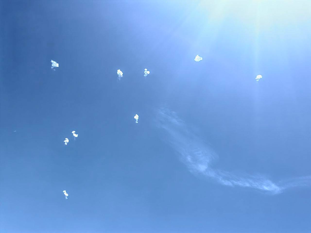 В небе над Белгородом уничтожено множество воздушных целей противника    Спасибо нашим защитникам!