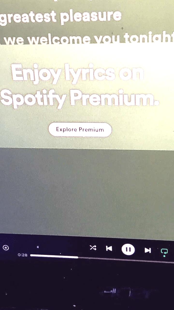 Spotify ограничил доступ к текстам песен для бесплатных пользователей