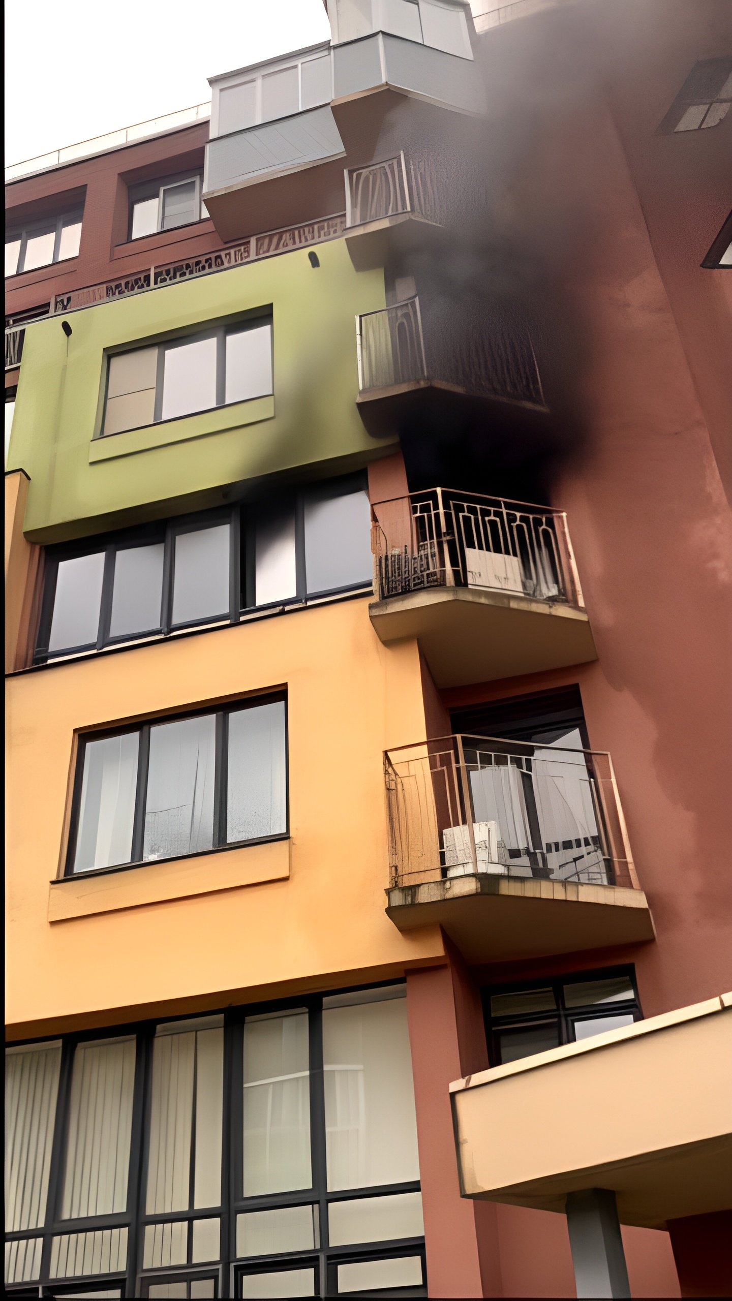 Пожар в многоэтажке под Орлом: эвакуация четырех человек