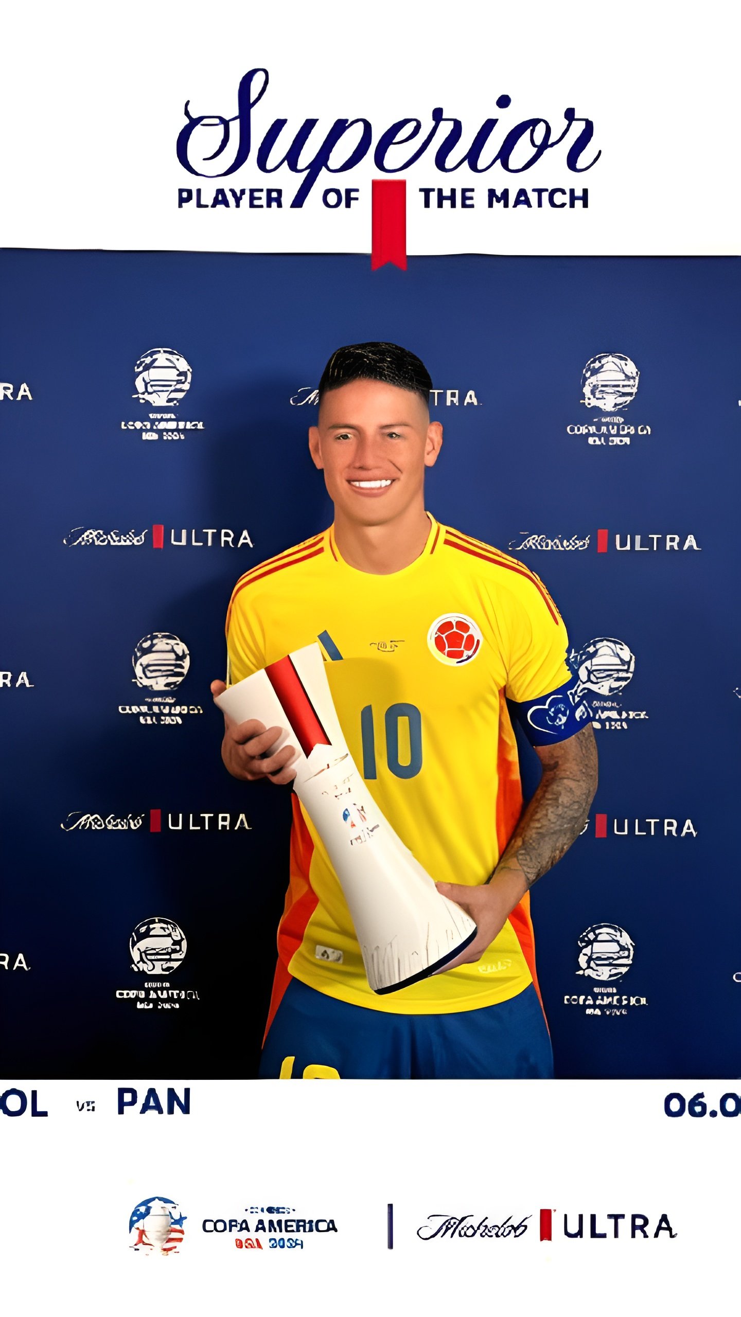 Колумбия разгромила Панаму в четвертьфинале Кубка Америки